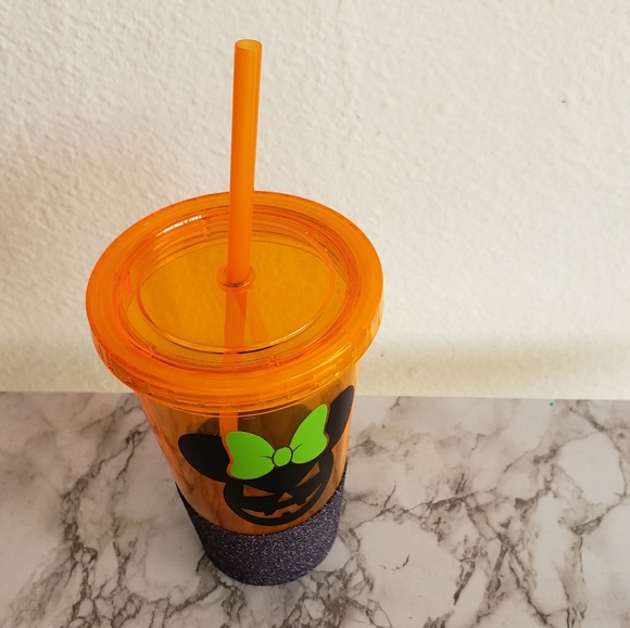 Custom made Minnie mouse jack-o'-lantern tumbler - Picture 4 of 4